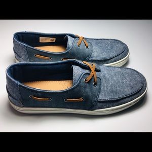 Toms Denim Boat Shoes NEW = Women’s 7.5